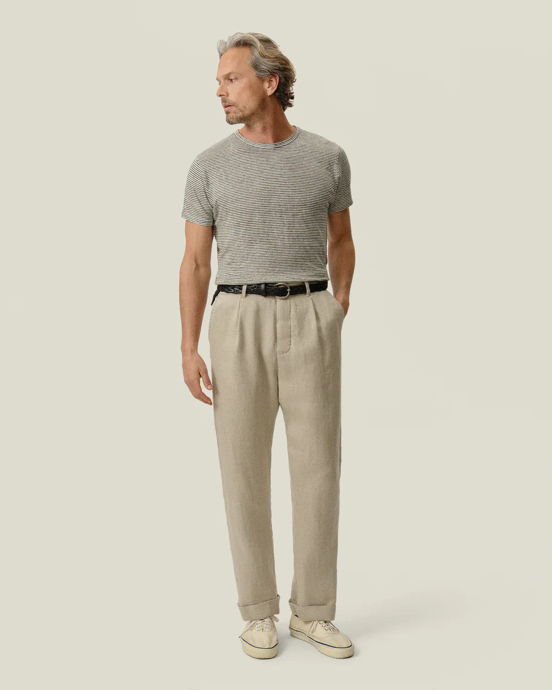 Alex Crane - Alta Trouser in Natural Twill - Image 5