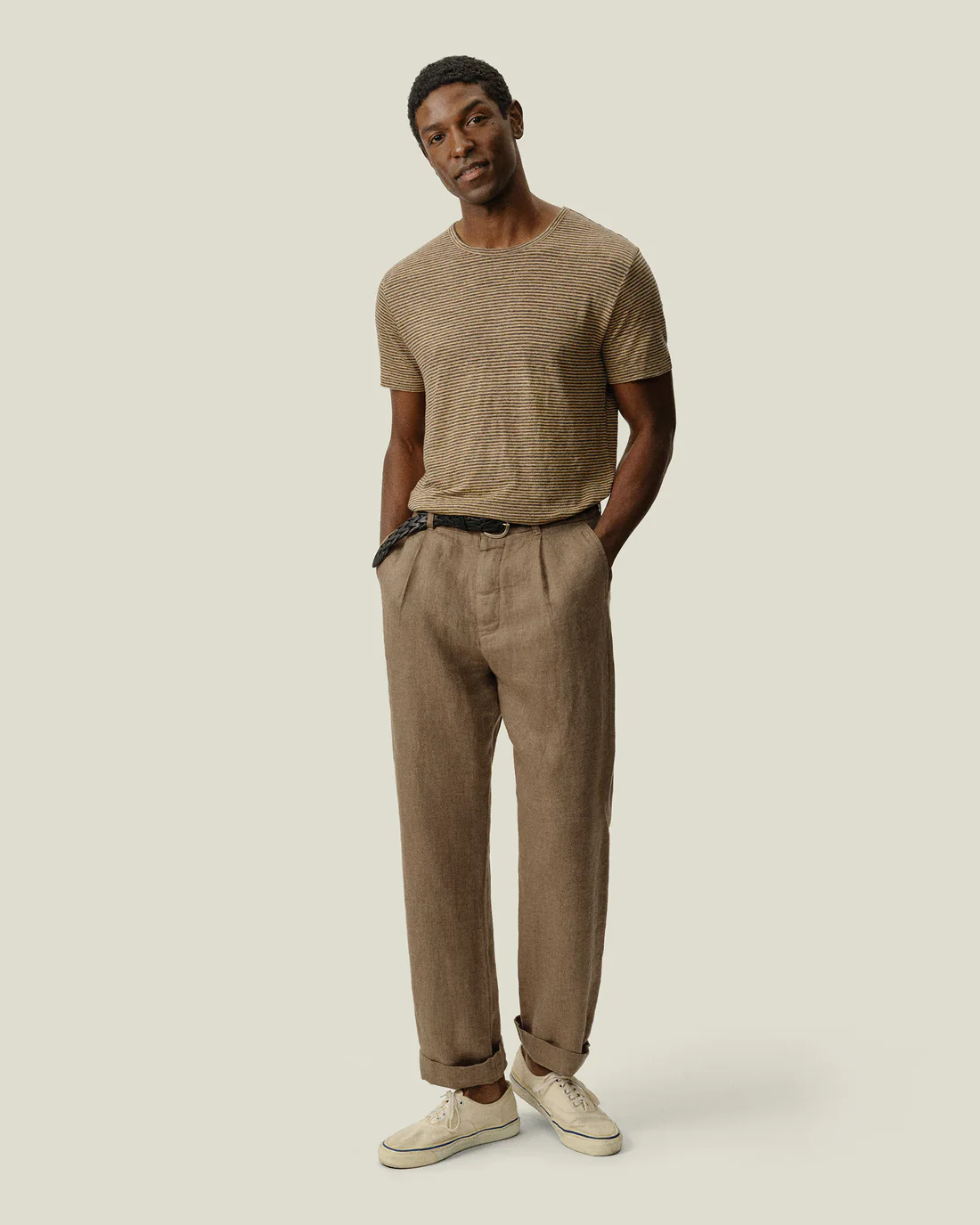 Alex Crane - Alta Trouser in Chai Twill - Image 3