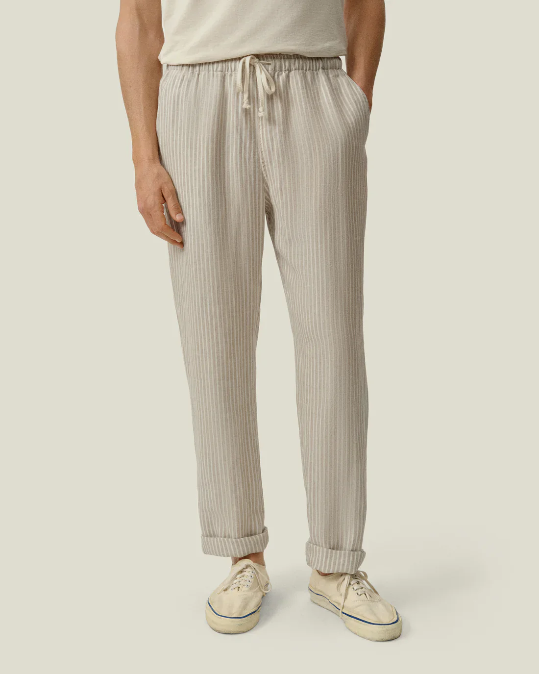 Alex Crane - Bo Pant in Salt Stripe - Image 4
