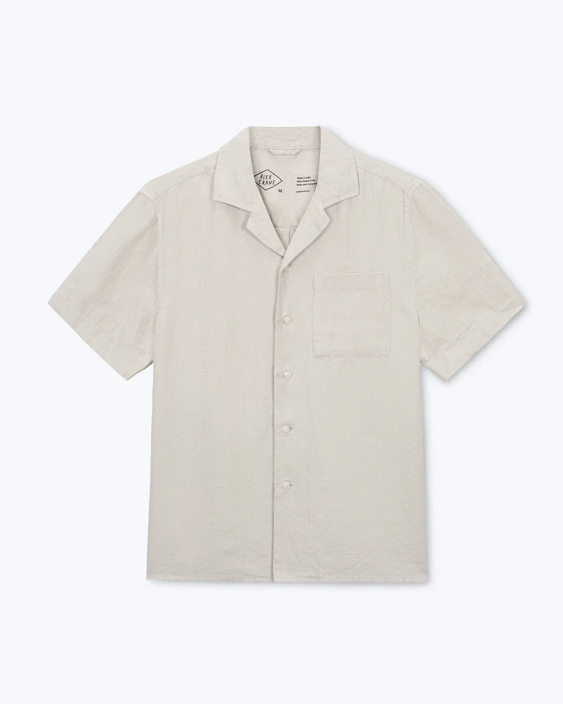 Alex Crane - Camp Shirt in Bone Twill