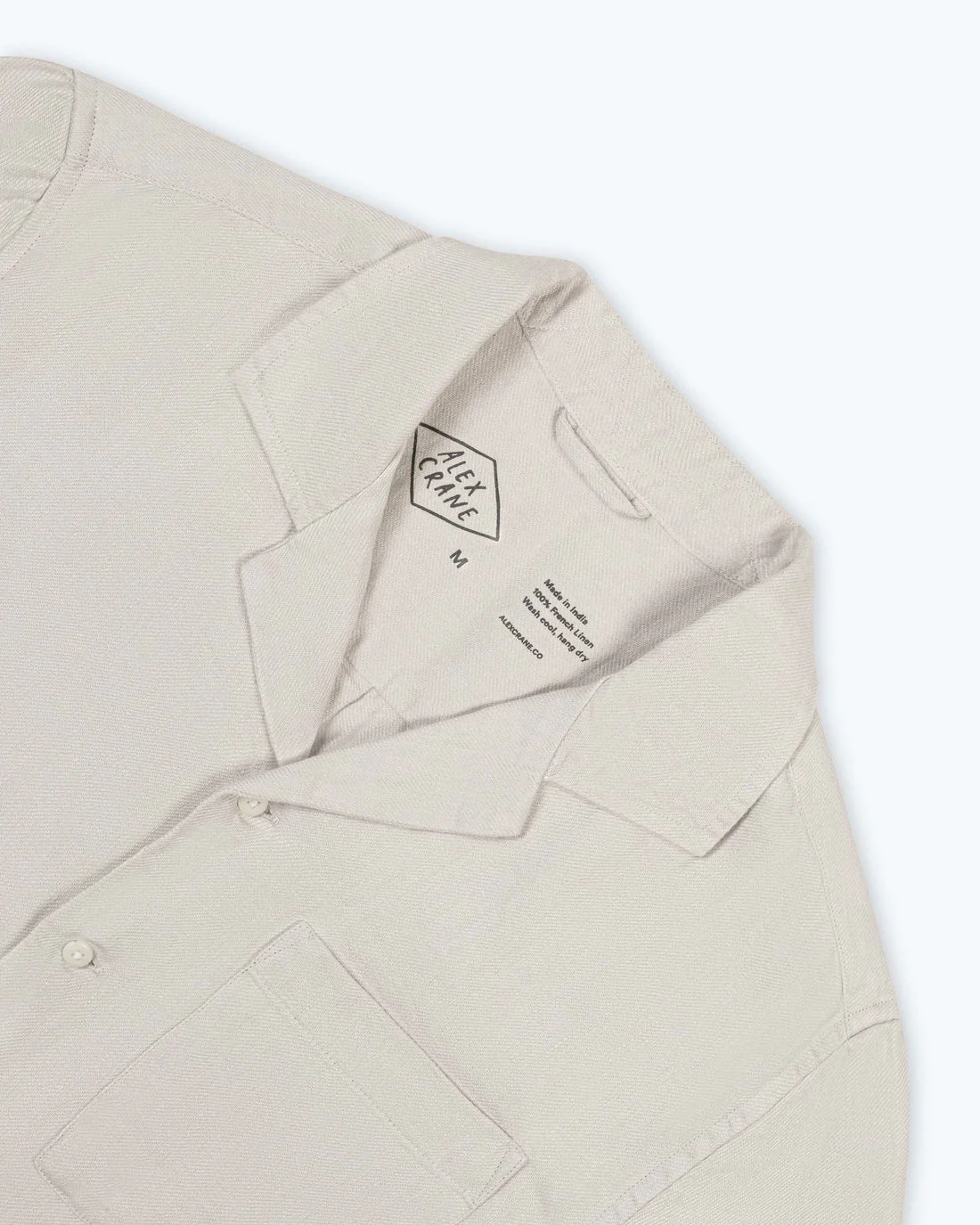 Alex Crane - Camp Shirt in Bone Twill - Image 2