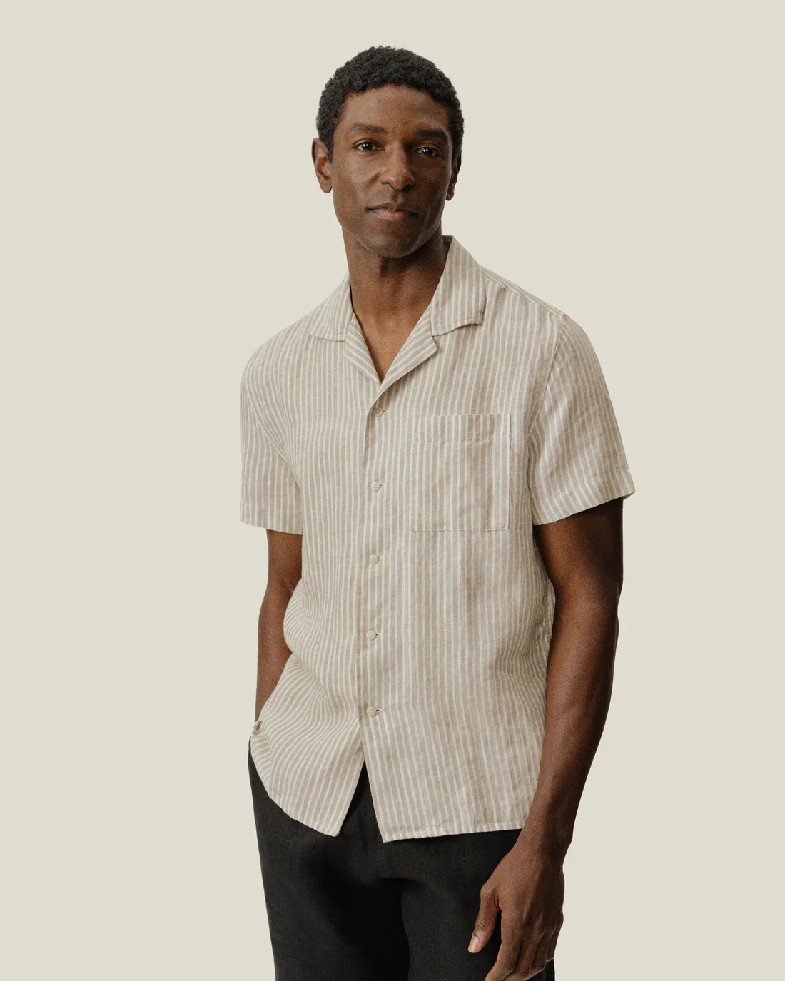 Alex Crane - Camp Shirt in Salt Lines - Image 3