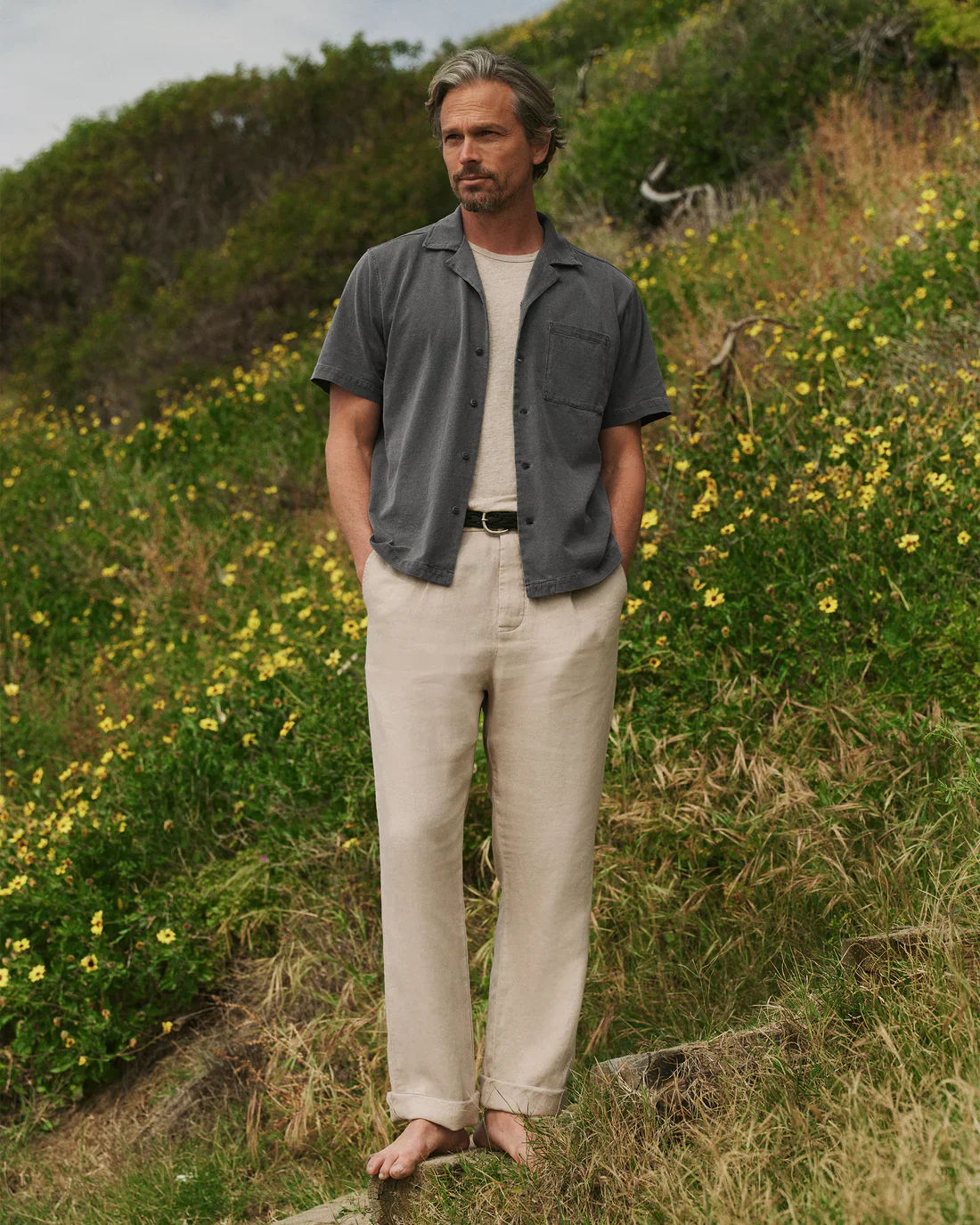 Alex Crane - Featherweight Caza Camp Shirt in Slate - Image 3