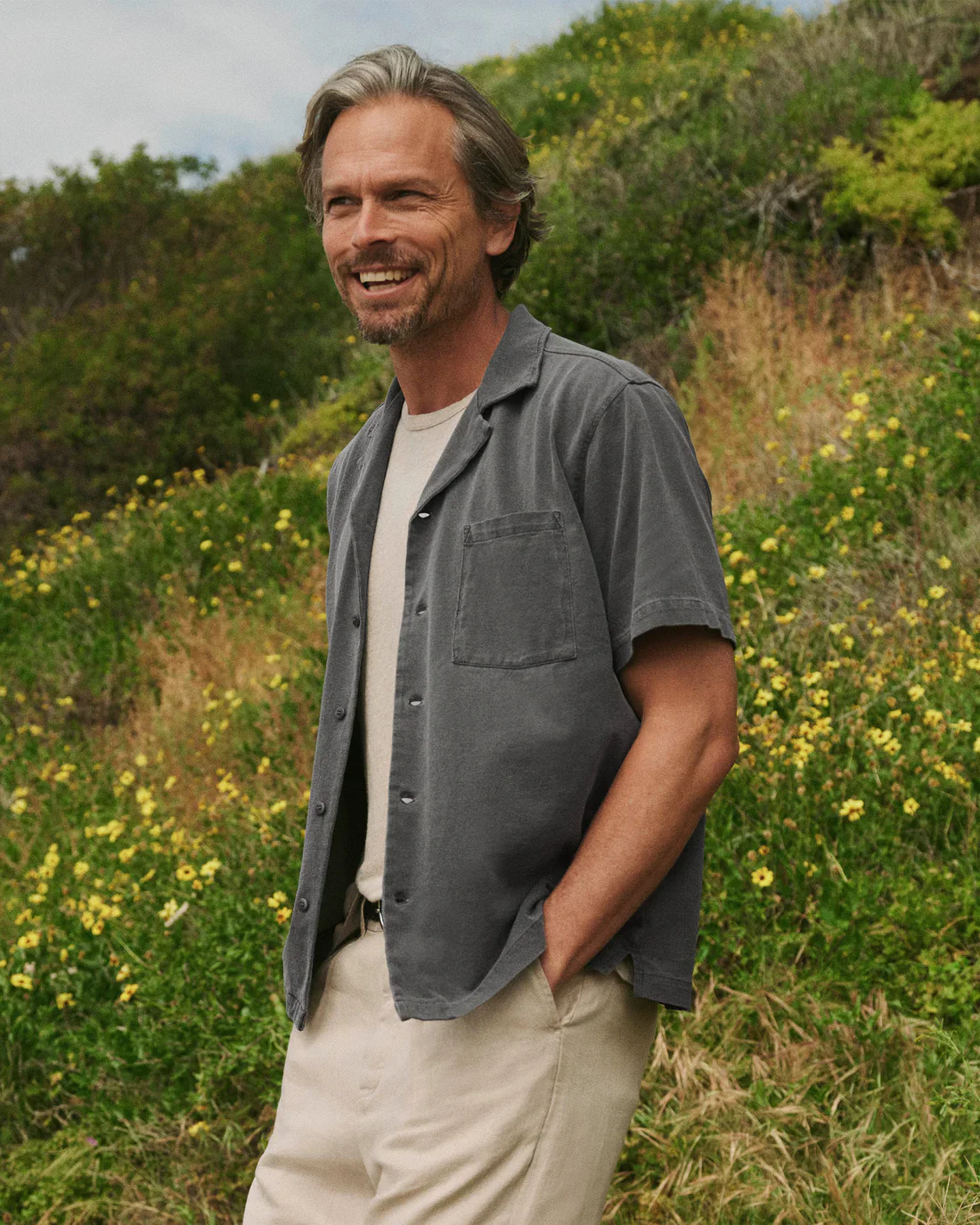 Alex Crane - Featherweight Caza Camp Shirt in Slate - Image 4
