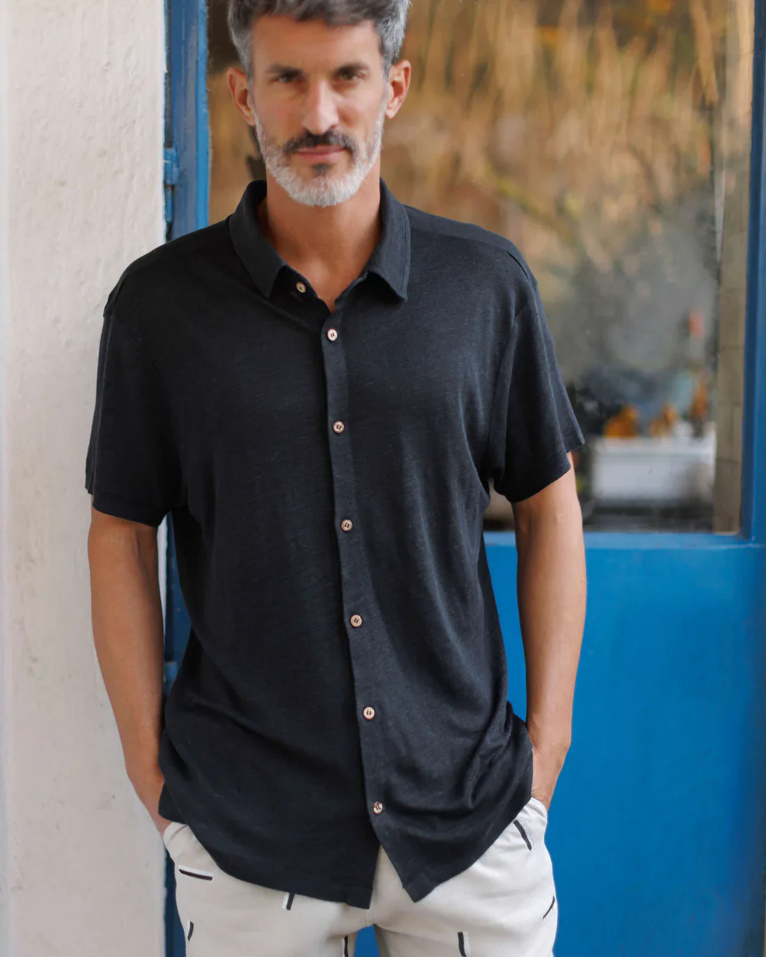 Alex Crane - Knit Ola Shirt in Night - Image 4