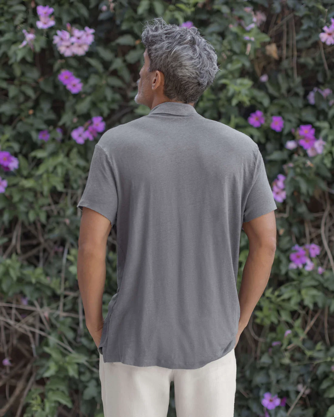 Alex Crane - Knit Ola Shirt in Slate - Image 5