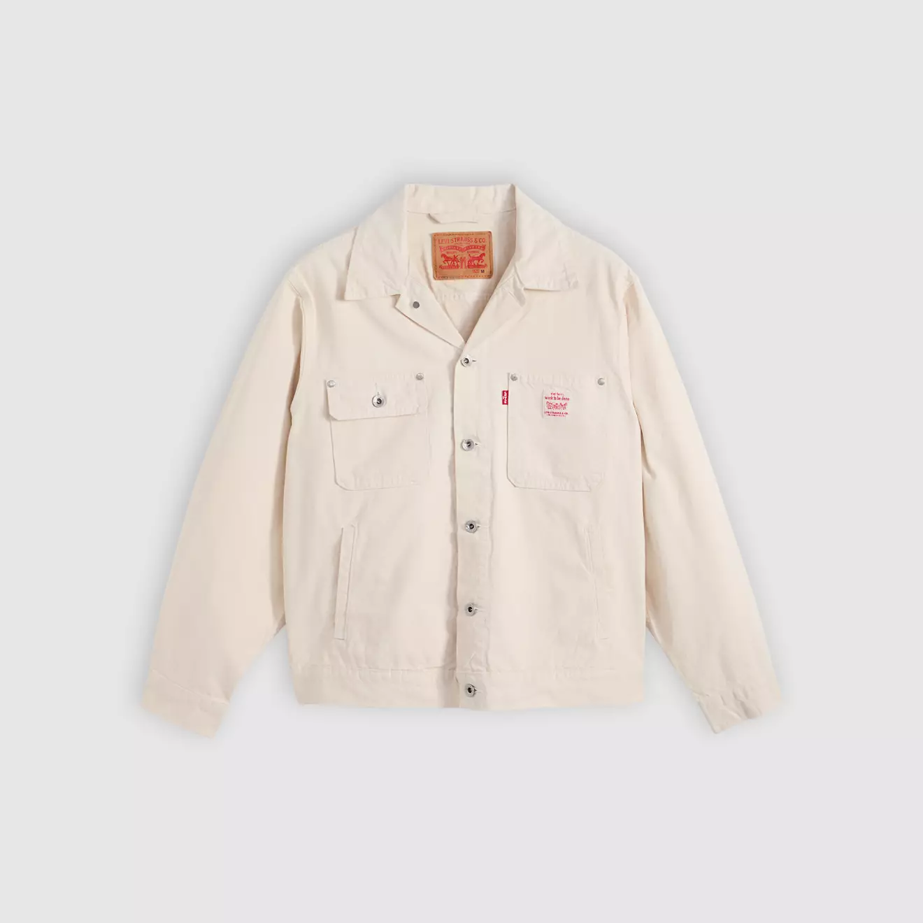 Levi's - Sunrise Trucker Jacket in Undyed Ecru Greige