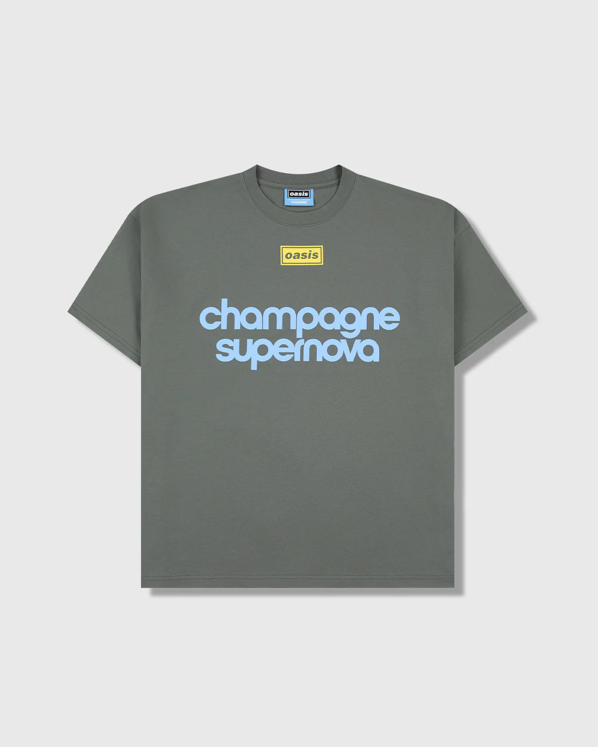 Pleasures x Oasis - Nordique T-shirt in Olive Green