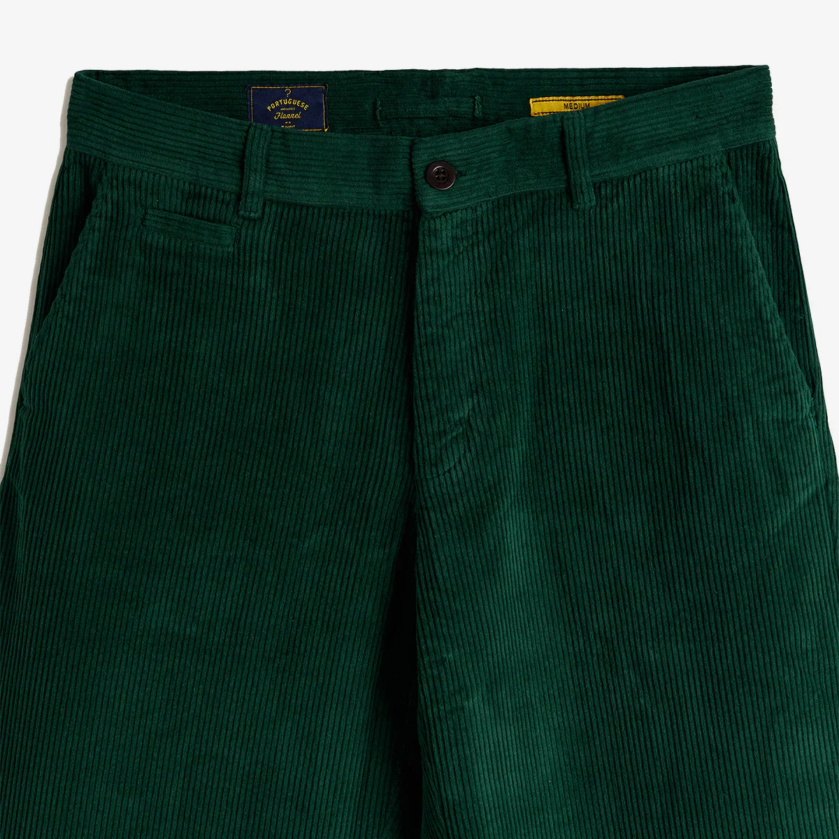 Portuguese Flannel - Corduroy Trousers in Green - Image 2