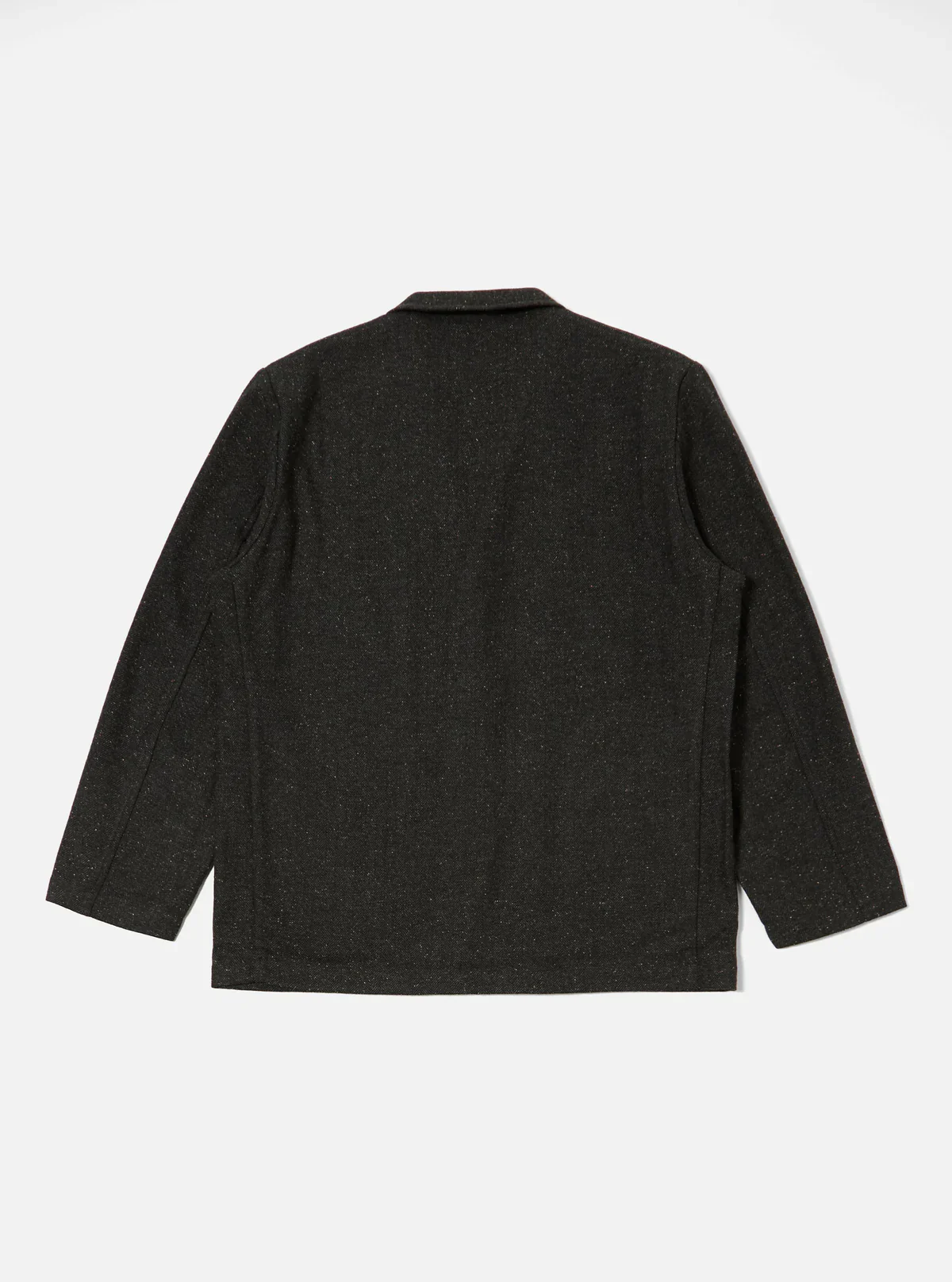 Universal Works - Tweed Three Button Jacket in Black Salt N Pepper - Image 2