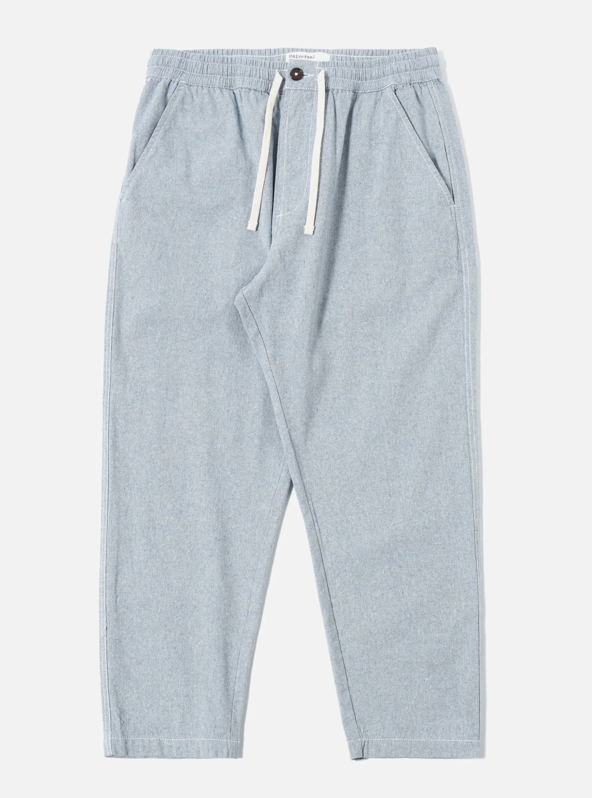 Universal Works - Hi Water Trouser in Light Indigo Jean Cloth Reworked