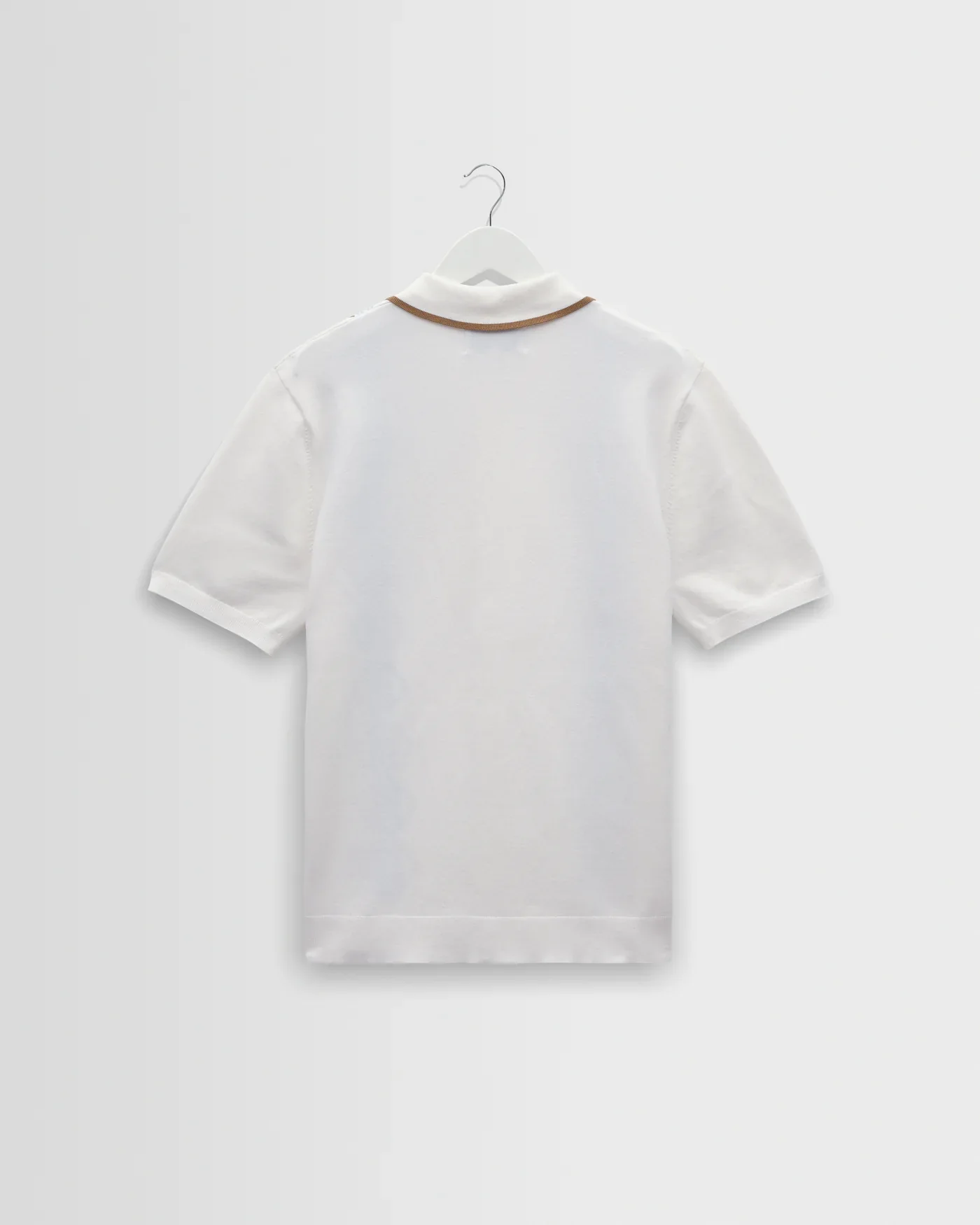 Wax London - Tellaro Retro Embroidered Shirt in Ecru and Blue - Image 2